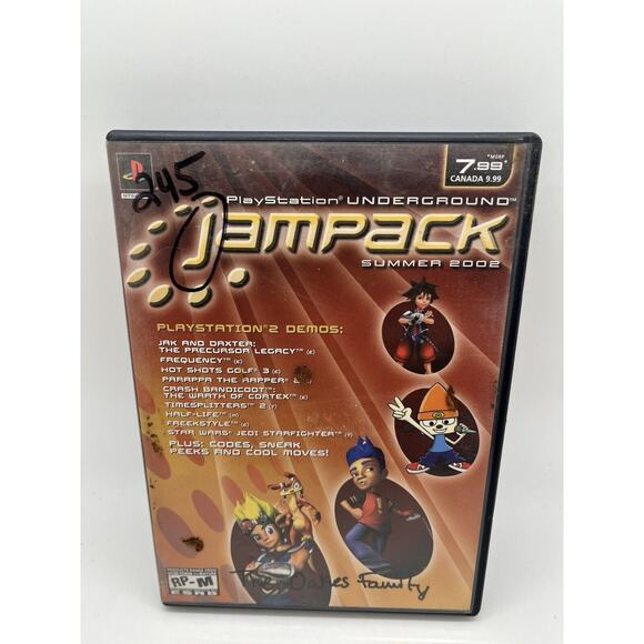 PlayStation Underground Jampack: Summer 2002 (Sony PlayStation 2, 2002) CIB - Picture 1 of 6